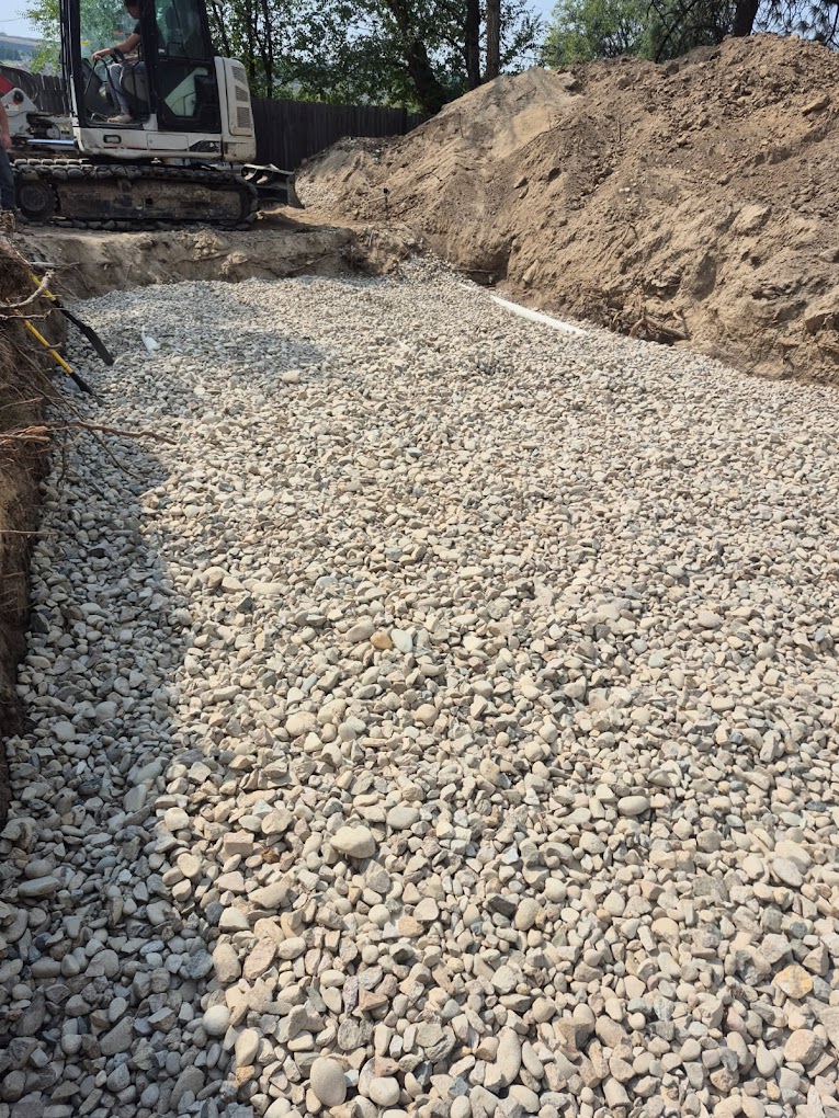 Drain Field Gravel Bedding