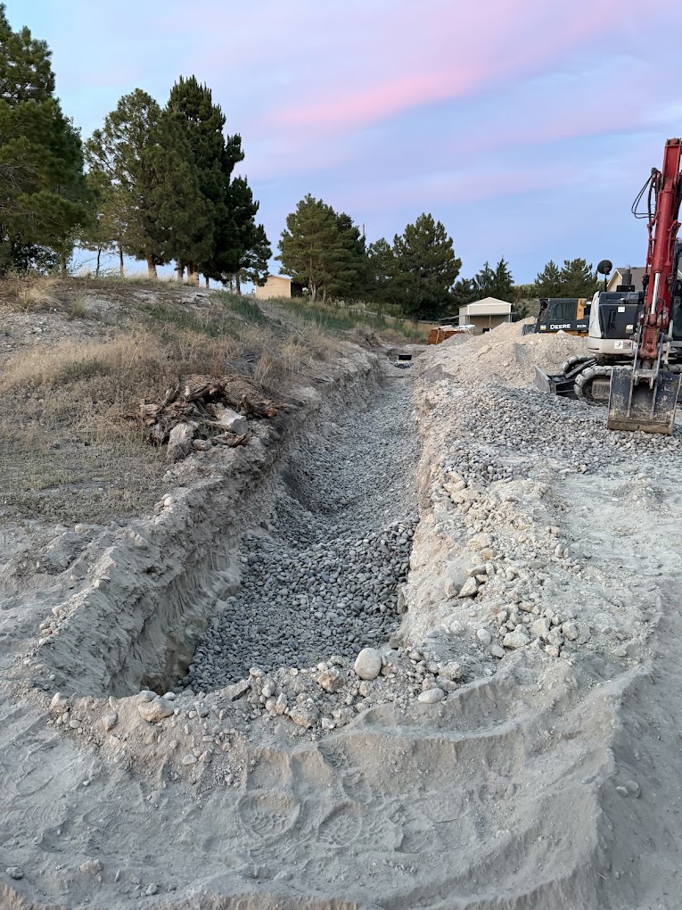 Dusk Excavation Work